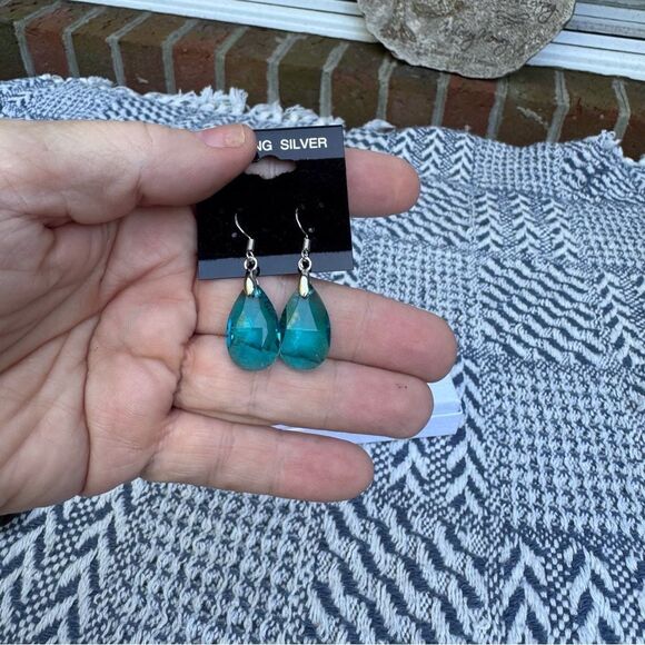 Handmade 925 Elegant Teardrop Earrings - Picture 2 of 10